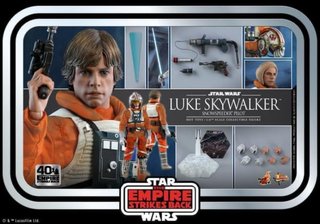 Figura Luke Skywalker Piloto Snowspeeder Hot Toys