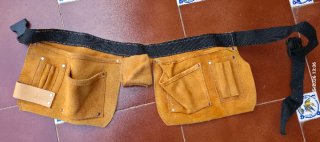 Cinturón de herramientas de cuero