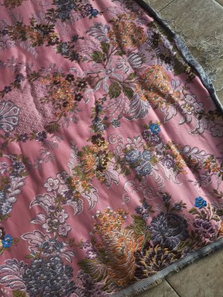 Retal brocado valenciano rosa
