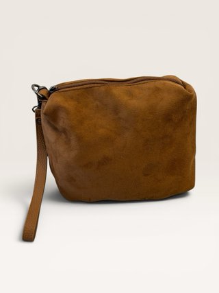 Bolso de mano / neceser marrón