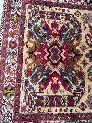 Auténtica alfombra Kazak de Azerbaiyán