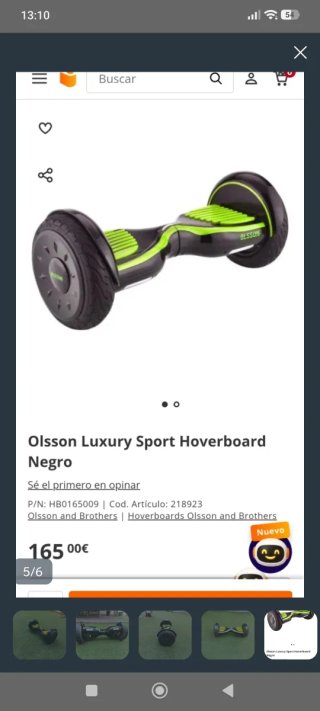 Hoverboard Eléctrico Olsson