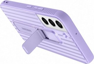Funda protectora Galaxy con soporte lavanda
