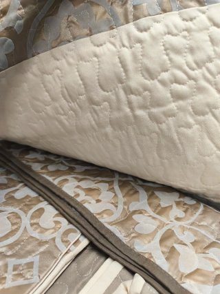 Colcha bouti 5 piezas + 4 fundas cojín