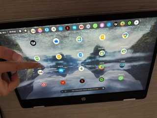 Portatile HP Chromebook Plus x360 Argento
