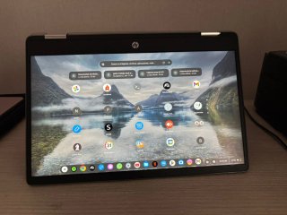 Portatile HP Chromebook Plus x360 Argento