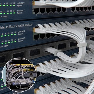 Nixsto cable ethernet plano alta velocidad