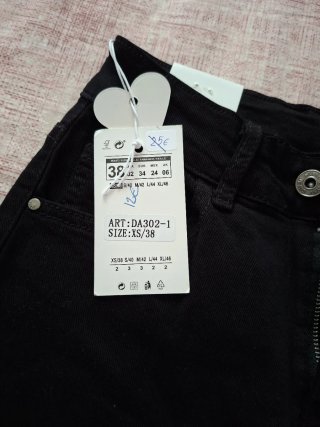 Pantalón wide leg negro nuevo Talla XS