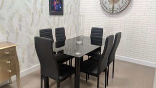 Comedor 6 Sillas Negro