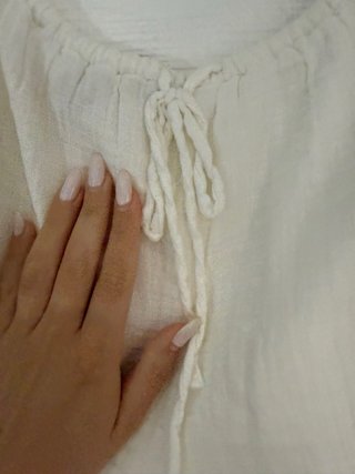 Pantalón corto Zara blanco S