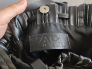 Bolso Zara Negro Doble Asa