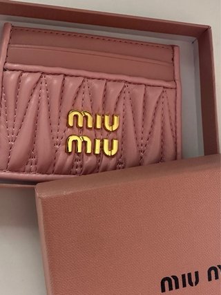 Portacartellini Miu Miu Rosa