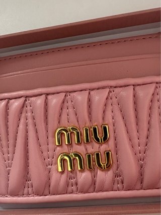 Portacartellini Miu Miu Rosa
