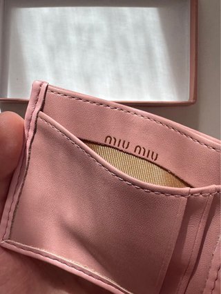 Portacartellini Miu Miu Rosa