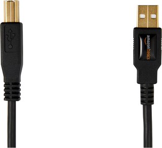 Amazon Basics cable USB conectores dorados