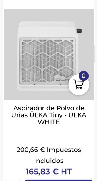 Aspirador de uñas profesional