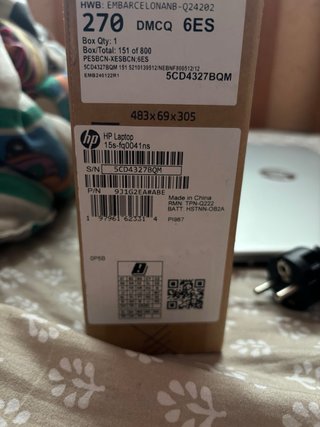 Laptop HP 15-S Plata y Negro