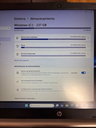 Laptop HP 15-S Plata y Negro