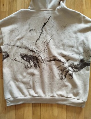 Sudadera Pull&Bear Creation of Adam Beige