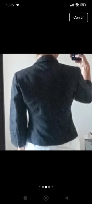 Chaqueta Tintoretto Negra Talla 40