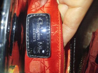 Borsa Lady Dior nera e oro media