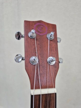 Ukulele baritono marrone