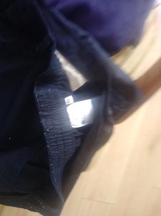 Pantalones de trabajo negros y azules