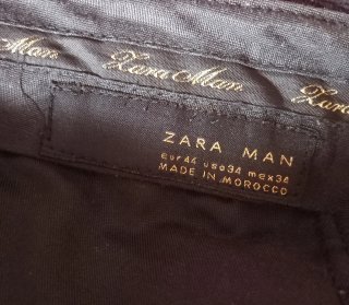 Pantalón pana Zara negro