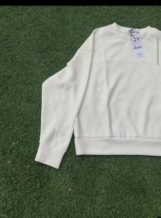 Sudadera beige chica
