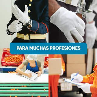 BWOLF guantes algodón blancos reutilizables