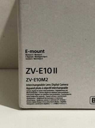 Sony Alpha ZV-E10 II NUEVO PRECINTADO