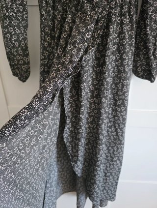 Vestido midi boho con abertura