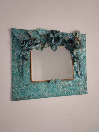 Specchio da parete artigianale