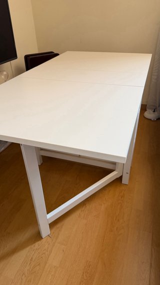 Mesa auxiliar Norden Ikea blanca