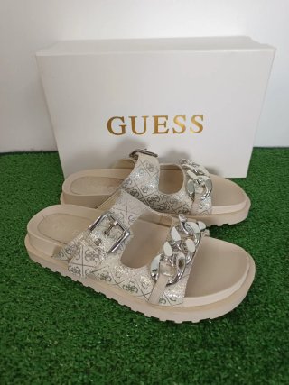 Sandalias Guess Fatema2 Beige/Plata