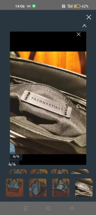 Bolso Paco Martinez Azul y Negro