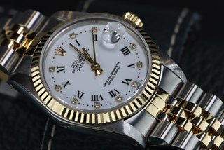 Rolex Datejust 68273 31mm Acero y Oro Diamantes