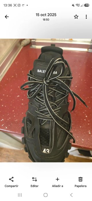 Zapatillas Balenciaga Negras Talla 43