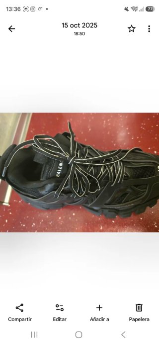 Zapatillas Balenciaga Negras Talla 43