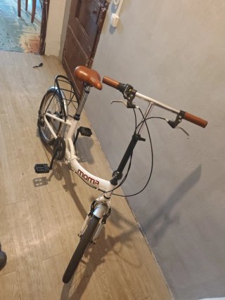 Bicicleta Plegable Moma Blanca