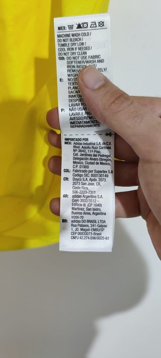 Maglia Adidas Colombia Uomo S Climalite