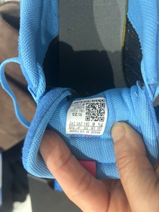 Adidas Bamba Azul Dorado