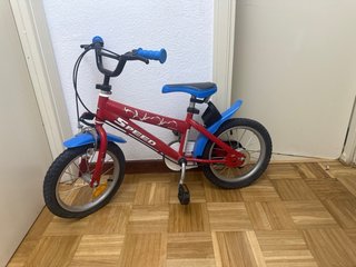 Bicicleta infantil roja SPEED