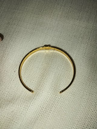 Pulsera acero chapado oro