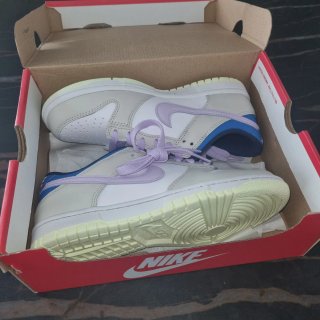 Nike Dunk Low GS Morado Blanco Talla 36.5
