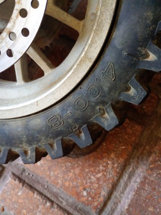 Rueda trasera minimoto cros Yamaha