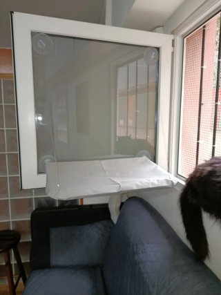 Hamaca para gato gris