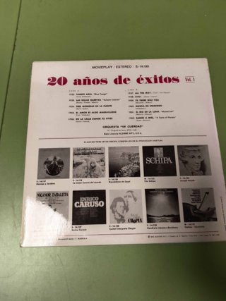 Vinilo 20 Años de Éxitos Vol. 1 (1973)