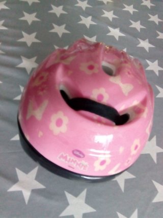 Casco bici Minnie Mouse rosa