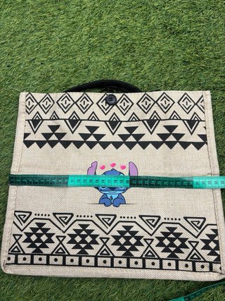 Bolsa de tela Stitch con estampado tribal